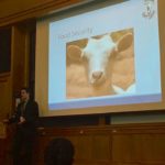 Project Manager Corey Spies pitches GGD's project proposal at the semifinalist round of the Global Health and Innovation Conference at Yale University in April 2017